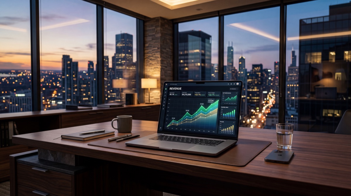 Revenue growth chart